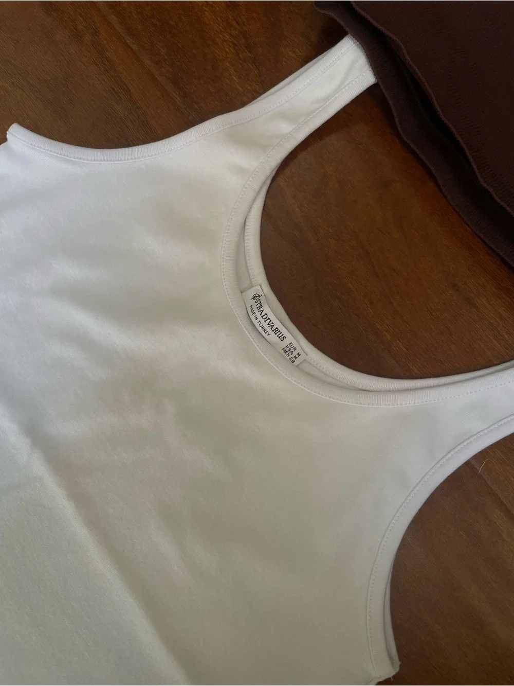 Women’s Ribbed Tank Top Trio - Brown, White & Cream - BUNDLE - NEVER WORN